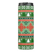 Bouteilles Isothermes pull de Noël tricoté (Dos)