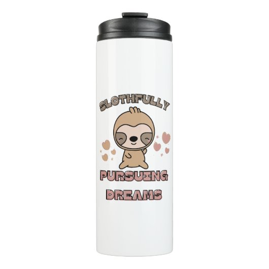 Bouteilles Isothermes Punition d'animal de paresse mignon (Devant)