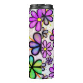 Bouteilles Isothermes Purple Daisy Retro (Dos)