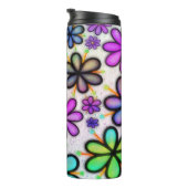 Bouteilles Isothermes Purple Daisy Retro (Tourné sur la droite)