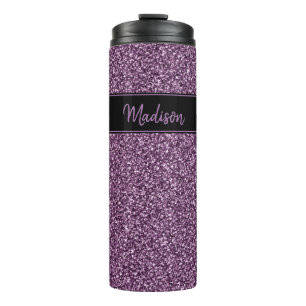 Bouteilles Isothermes Purple Faux Parties scintillant Shimmer Nom de la