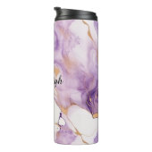 Bouteilles Isothermes Purple White Gold Abstract (Tourné sur la droite)