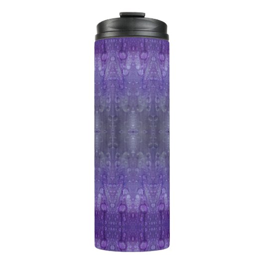 Bouteilles Isothermes Purples Ikat 8 (Devant)