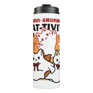 Bouteilles Isothermes Purr-anormal Cat Cat mignonne Halloween Conception