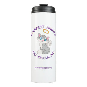 Bouteilles Isothermes Purrffet Angels Chat Secourir Thermal Tumbler