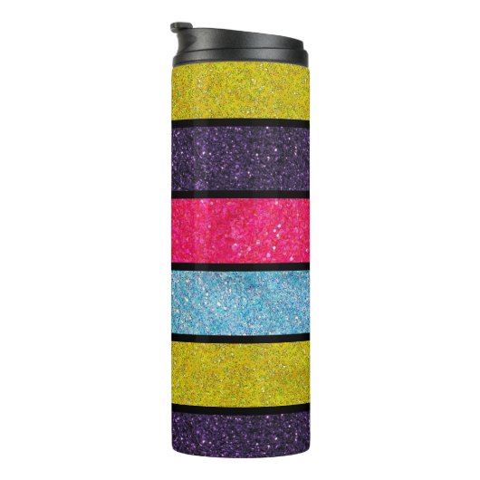 Bouteilles Isothermes Puzzle 3D et parties scintillant Faux Tumbler ther (Tourné sur la droite)