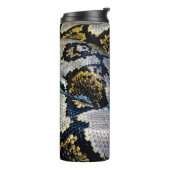 Bouteilles Isothermes Python noir, jaune et gris (Tourné sur la gauche)