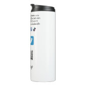 Bouteilles Isothermes Q R code PayPal venmo scanner payer ajouter médias (Tourné sur la droite)