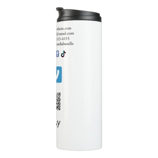 Bouteilles Isothermes Q R code PayPal venmo scanner payer ajouter médias (Tourné sur la droite)