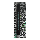Bouteilles Isothermes *~* QR Parties scintillant Animal Leopard Spots mo (Dos)
