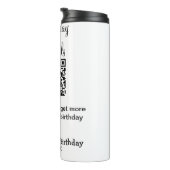 Bouteilles Isothermes QR scanner anniversaire détails fête moderne 15 an (Tourné sur la droite)