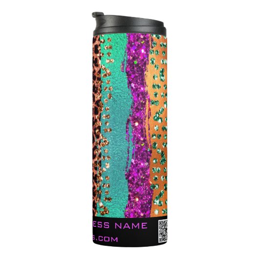 Bouteilles Isothermes *~* QR SWAG Poster de animal Parties scintillant R (Tourné sur la droite)