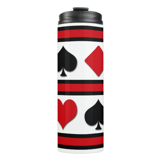 Bouteilles Isothermes Quatre combinaisons de cartes (Devant)