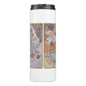 Bouteilles Isothermes Quatre saisons, Mucha (Dos)