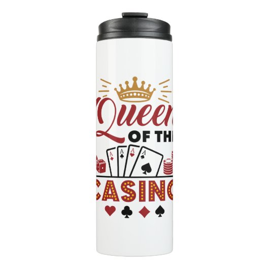 Bouteilles Isothermes Queen of the Casino Vegas (Devant)