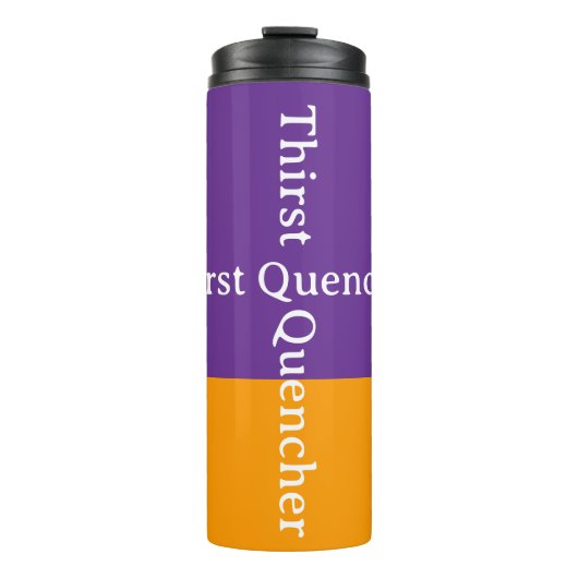 Bouteilles Isothermes Quench Thirst Orange Violet (Devant)