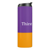 Bouteilles Isothermes Quench Thirst Orange Violet (Tourné sur la gauche)