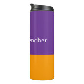 Bouteilles Isothermes Quench Thirst Orange Violet (Tourné sur la droite)
