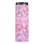 Bouteilles Isothermes Queue de sirène de Parties scintillant rose (Dos)