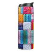 Bouteilles Isothermes Quilt communautaire d'unité et de diversité (Tourné sur la gauche)