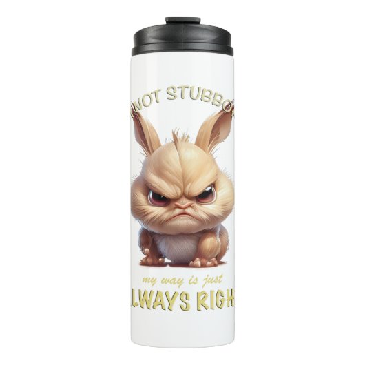 Bouteilles Isothermes Rabbit Je ne suis pas têtu Mon chemin est toujours (Devant)