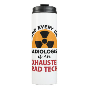 Bouteilles Isothermes Rad Tech épuisé Drôle Technologue Radiologique