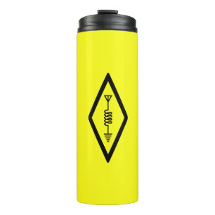 Bouteilles Isothermes Radio HAM International Radioamateur - Jaune
