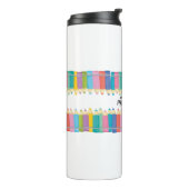 Bouteilles Isothermes Rainbow Crayons Mondes Meilleur Enseignant Coffee (Tourné sur la gauche)