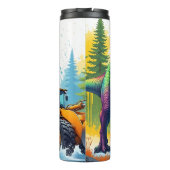 Bouteilles Isothermes Rainbow Dinosaur Yellow Loader Clash (Dos)