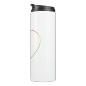 Bouteilles Isothermes Rainbow heart (Tourné sur la droite)
