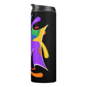 Bouteilles Isothermes Rainbow Letter M Monogram Abstract (Tourné sur la droite)