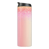 Bouteilles Isothermes Rainbow Pastel Girly Parties scintillant Metal Nom (Tourné sur la droite)