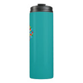 Bouteilles Isothermes Rainbow star turquoise (Devant)