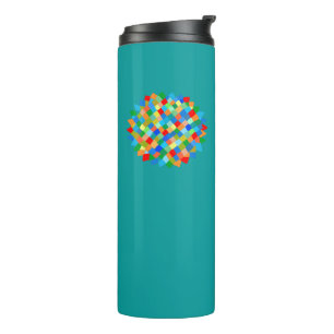 Bouteilles Isothermes Rainbow star turquoise