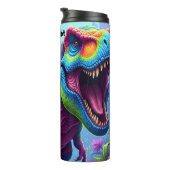 Bouteilles Isothermes Rainbow Striped T-Rex Roaring Jungle (Tourné sur la droite)