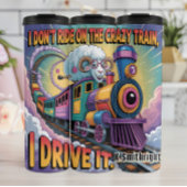 Bouteilles Isothermes Ram conduisant le train fou