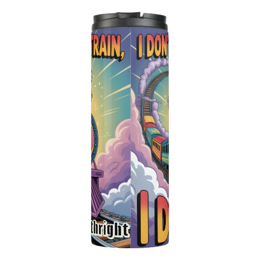 Bouteilles Isothermes Ram conduisant le train fou (Dos)