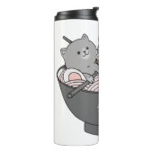 Bouteilles Isothermes Ramen de chat mignon (Tourné sur la gauche)