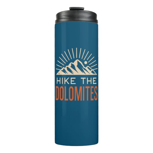 Bouteilles Isothermes Randonnée dans les Dolomites Italie Sunburst (Devant)