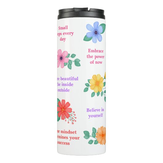 Bouteilles Isothermes Rappels quotidiens Citations motivationnelles posi (Dos)