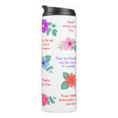 Bouteilles Isothermes Rappels quotidiens Citations motivationnelles posi (Tourné sur la droite)