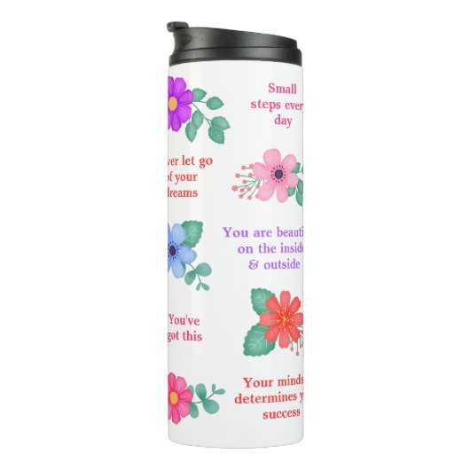 Bouteilles Isothermes Rappels quotidiens Citations motivationnelles posi (Tourné sur la droite)