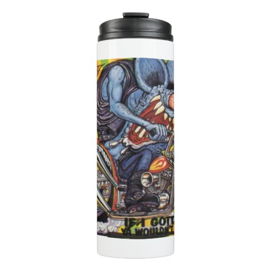 Bouteilles Isothermes Rat Fink 49 Chauffeur de boisson chaude (Devant)
