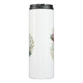 Bouteilles Isothermes Rat Terrier Fête de Noël Wreath Pup (Dos)