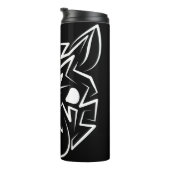 Bouteilles Isothermes Rat tribal noir et blanc (Tourné sur la droite)