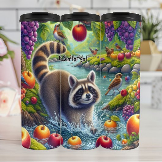 Bouteilles Isothermes Raton laveur dans Fruit River