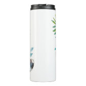 Bouteilles Isothermes Raton laveur d'été en lunettes de soleil (Dos)