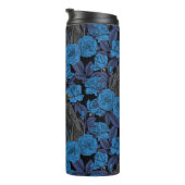 Bouteilles Isothermes Ravins et roses bleus (Tourné sur la droite)