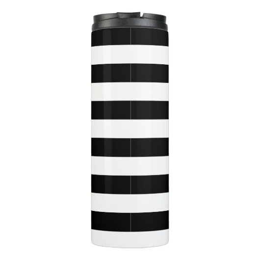 Bouteilles Isothermes Rayé noir et blanc (Dos)