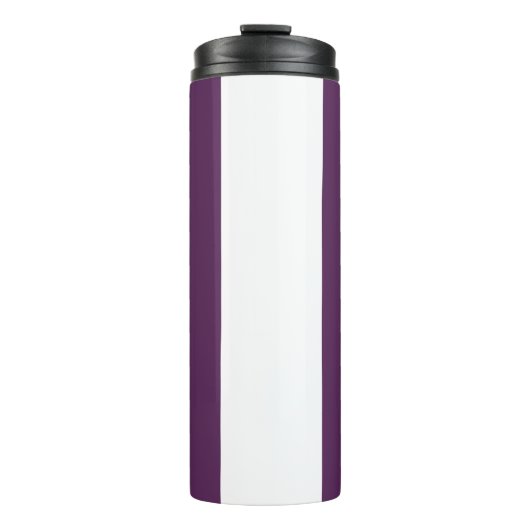 Bouteilles Isothermes rayures Brown, violettes et blanches (Devant)
